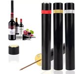 Herramientas de barra portátil abridor de botellas de vino sacacorchos Pin tarro removedor de corcho bomba de presión de aire rojo