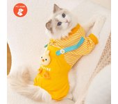 Ropa cálida para mascotas, abrigo con estampado bonito, camisa para perros y gatos pequeños y medianos, chaqueta, traje de invierno para Bulldog Francés y Chihuahua XS