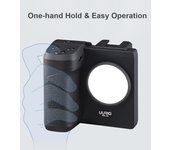 UURIG PH10 Estabilizador de soporte de teléfono con mango inalámbrico para teléfono inteligente Vlog Selfie con control remoto negro