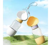 Botella de agua portátil para perros, contenedor de agua y comida para perros, cuenco alimentador para mascotas, cuencos para beber para viajes al aire libre, dispensador de agua