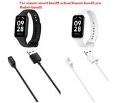 Cargador para Xiaomi Band 9pro xiaomi smart band9 active redmi band 3 cable USB cargador de datos reloj inteligente adaptador de corriente accesorios 1m blanco
