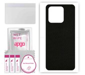 apgo Protective Skin Sticker for the back compatible with Xiaomi Redmi 10C, Wrap Film, Foil, Vinyl - Pattern Matrix