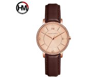 Relojes de cuarzo con diamantes para mujer, relojes de pulsera con diamantes de imitación, relojes de vestir femeninos informales de lujo