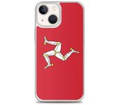 Coque iPhone - iPhone 13 mini - Drapeau île de Man - Souple - Multicolore - Diseño único