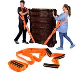 Correa de transporte para 2 personas para levantar y mover muebles, correas de transporte, correa de hombro y antebrazo, cuerda para levantar muebles pesados, cuerda de transporte