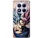 Funda - Xiaomi - Redmi Note 14 Pro 5G - Dragon Ball Z - Goku SSJ - Negro Suave