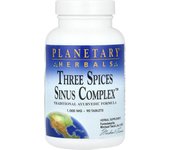 Planetary Herbals, Three Spices Sinus Complex™, 1,000 mg, 90 tablets (500 mg per tablet)
