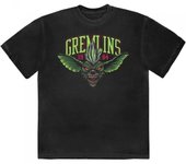Gremlins Camiseta unisex a rayas 1984 para adultos S negro/verde