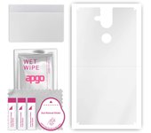apgo Ultra Clear Protective Skin Sticker for the back compatible with Nokia 8 Sirocco, Wrap Film, Hydrogel Film, Flexible, Soft TPU with positioning l