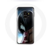 Coque pour Samsung Galaxy S9 Plus Mikasa Ackerman Attaque des Titans Manga Anime