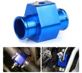 Indicador de temperatura del agua, temperatura del radiador, Sensor de tubería conjunta de temperatura del agua, adaptador de manguera de 40mm, 38mm, 36mm, 34mm, 32mm, 30mm, 28mm y 26mm