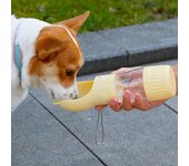 Cuenco alimentador de botella de agua para perros, botella de agua portátil para comida, cuencos para beber para viajes al aire libre, cuenco de agua para perros