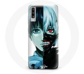 Coque Samsung Galaxy A70 Tokyo Ghoul Visage Moitié