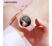 Reloj inteligente deportivo WEEDOM para mujer, reloj inteligente con llamadas Bluetooth IP68, monitor de actividad resistente al agua, Monitor de ritmo cardíaco para iOS y Android color rosa