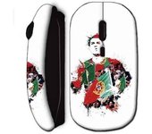Souris Sans Fil Cristiano Ronaldo Football Noir