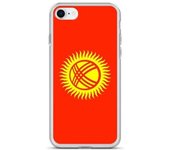 Funda iPhone - Kirguistán - SE 2020 - Souple - Multicolore - Design Drapeau