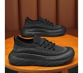 Zapatos de protección laboral Zapatos de verano para hombre Zapatos transpirables Zapatos de tendencia para hombre Zapatos deportivos antideslizantes de suela gruesa con combinación de todo Zapatos casuales para papá 39