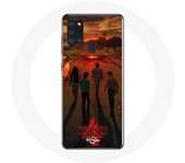 Coque pour Samsung Galaxy A21S Stranger Things Saison 4 Affiche Art Equipages de la Nouvelle Théorie