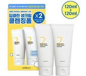 [Exclusive Special] Numbers In No. 2 Deep Clean Whipped Cream Cleansing Foam Double Special (120ml+120ml), Korea cleansing