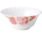 iwaki Vidrio templado con patrón de rosas Apto para microondas BE9649-RS Vajilla resistente al calor, Plato resistente al calor, Vajilla, Cuenco, 12 cm,