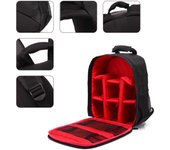 Bolsa al aire libre impermeable multifuncional de la mochila del vídeo de la cámara digital DSLR púrpura
