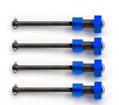 Reemplazo del conjunto hexagonal de eje de transmisión y rueda para TRAX4 LaTx Teton y Desert Prerunner escala 1/18 4WD azul