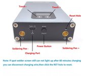 Máquina de soldadura por puntos con pantalla a Color recargable por USB, dispositivo de soldadura portátil para soldar níquel plata