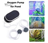 Bomba de aire solar, oxigenador de piscina con energía solar, aireador, burbujeador, bomba de oxígeno recargable por USB para jardín, fuente, piscina, acuario, pecera blanco