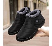 Bairuilun Mujeres/Hombres Mantener Caliente Sólido Zapatos De Invierno Botas De Nieve 44
