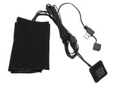 Calentador USB ligero de fácil transporte, calentador de tela eléctrico, almohadilla térmica, para interiores y exteriores
