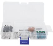 Juego de 46 herramientas para extraer el núcleo de la válvula del aire acondicionado, reparación de A/C, juego de juntas para R410/R22/R134a