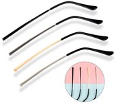 Herramienta de reparación antideslizante para gafas, accesorios para gafas, patilla de repuesto para montura de gafas, brazo para gafas gris plata