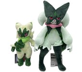 Muñeco de peluche de Pokémon New Leaf Cat Evolution, Sprigito, Floragato Evolution, Meowscarada, juguete para niños, regalo de vacaciones