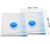 Bolsa de almacenamiento al vacío, bolsa para ahorrar espacio, bolsas de viaje comprimidas, reutilizables, organizador de armario de gran ahorro, bolsa de almacenamiento al vacío 40*60cm