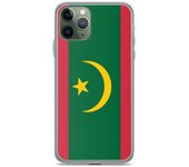 Coque iPhone - Drapeau Mauritanie - iPhone 11 Pro - Souple - Multicolore - Verticale