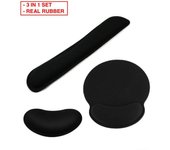 Almohadilla de gel para reposamuñecas de teclado y ratón, cojín ergonómico de espuma viscoelástica. Wrist pad