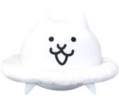 Sección de personajes de fantasía de SK Japón, personaje de fantasía Nyanko, gran juguete de peluche de la Gran Guerra, tamaño W35cm (Sección de skjapan) (OVNI gato) blanco