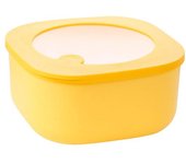 Caja de almacenamiento de alimentos, caja de almacenamiento de alimentos ligera y portátil, caja sellada de mantenimiento fresco para el hogar L amarillo