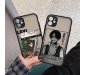 Fundas de teléfono de Anime Attack on Titan para iPhone 11 12 13 Pro Max 6s 7 8 Plus X XS MAX XR Funda trasera dura mate de lujo a prueba de golpes iPhone 6 6s