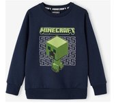 Sudadera Minecraft® para niño azul marino