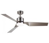Wonderlamp Ventilador De Techo Led Flip Plata (15w)