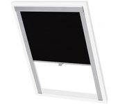 vidaXL Persiana Enrollable Opaca Negra Ck02