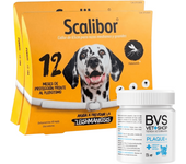 Pack Scalibor 65 cm (2 ud) + Plaque Plus 60 gr