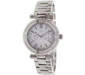 Guess Reloj Analog-Digital para Womens de Automático con Correa en Cloth S0314366