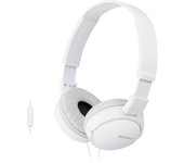 Auriculares sony mdrzx110apw/ con micrófono/ jack 3.5/ blancos