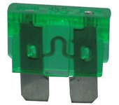 Fusible Plano Coche 30Amp 19x19mm VERDE