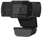 Conceptronic AMDIS03B cámara web 1280 x 720 Pixeles USB 2.0 Negro