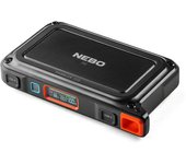 NEBO Rambler 100 - Banco de Energía Portátil - Batería y Cargador Portátiles con Puertos USB, Inalámbricos y CA - Accesorio de Camping para Smartphones, Portátiles y Cámaras
