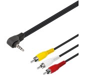 Cable JACK 3,5 De 4 Contactos A 3 RCA Macho 1,5m 1305BL