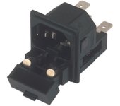 Base de conexión IEC 320 empotrable de Electro Dh 31.205/4.8 8430552027897